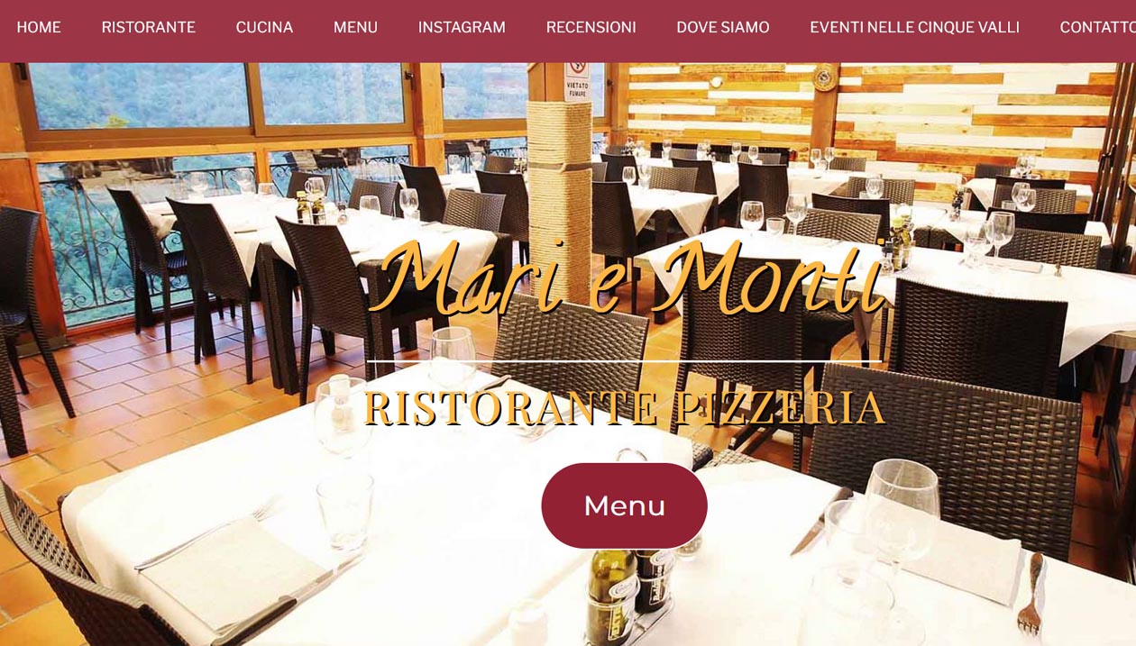 Mari e Monti, Restaurant & Pizzeria, Apricale, Italy
